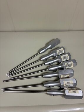 Biomet Orthopedic Hex Driver Screwdriver Bundle Lot Set Of 7